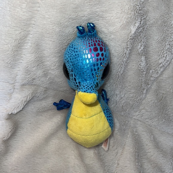 💕 Preloved Ty Beanie Boo “Neptune” Seahorse 💕 - Picture 4 of 6